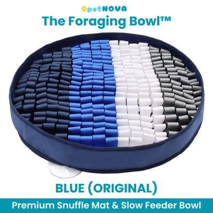 The Foraging Bowl™ - Premium Snuffle Mat & Slow Feeder Bowl